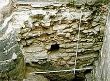 Раскоп у Тайницкой башни Казанского Кремля.