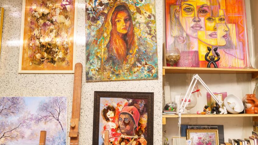 Фото №1000144. В мастерской художника. Елена Острая