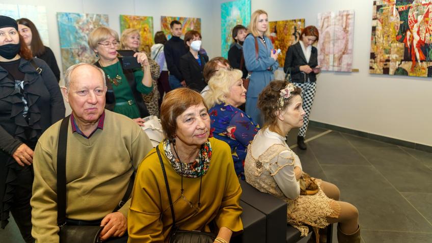 Фото №1000168. На открытии выставки Виталия Скобеева «Четвертое измерение» в «Дом ART»