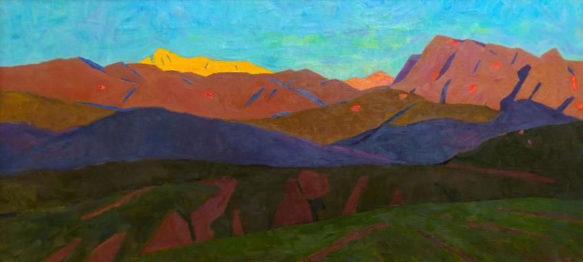 Фото №1000872. Горы. Вечер. 1959. Олег Клюкин