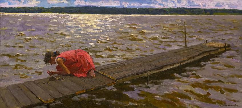 Фото №1001378. На озере. 2002. Ирина Рыбакова 