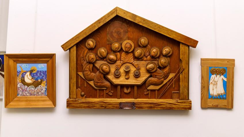 Фото №1001737. Лев Толстой на рыбалке в Ясной /Тайная вечеря /Триада. Сергей Максимов (Казань)