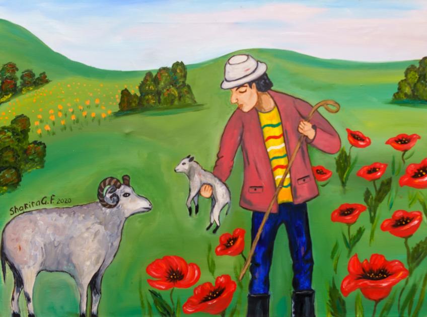 Фото №1001797. Овечки в моховом поле. Гульнара Шакирова (Казань)