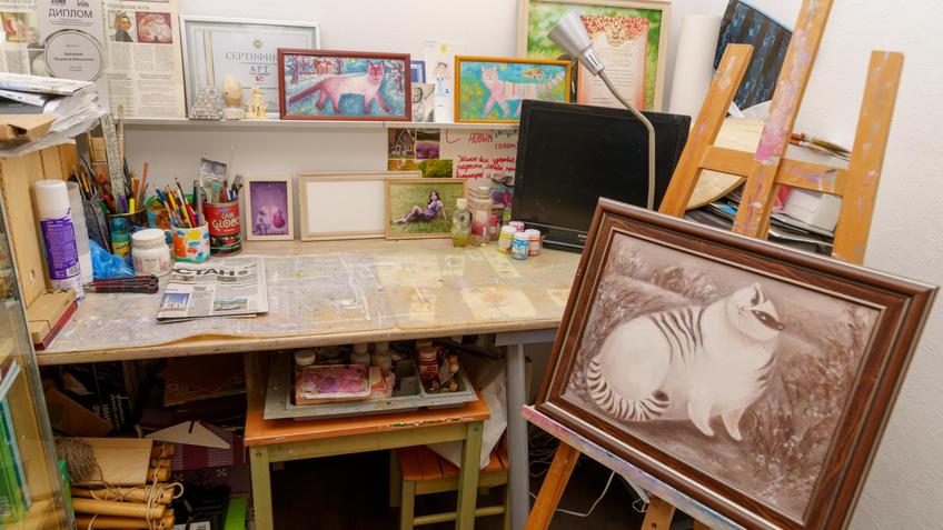 Фото №1002158. В мастерской Людмилы Бабаевой