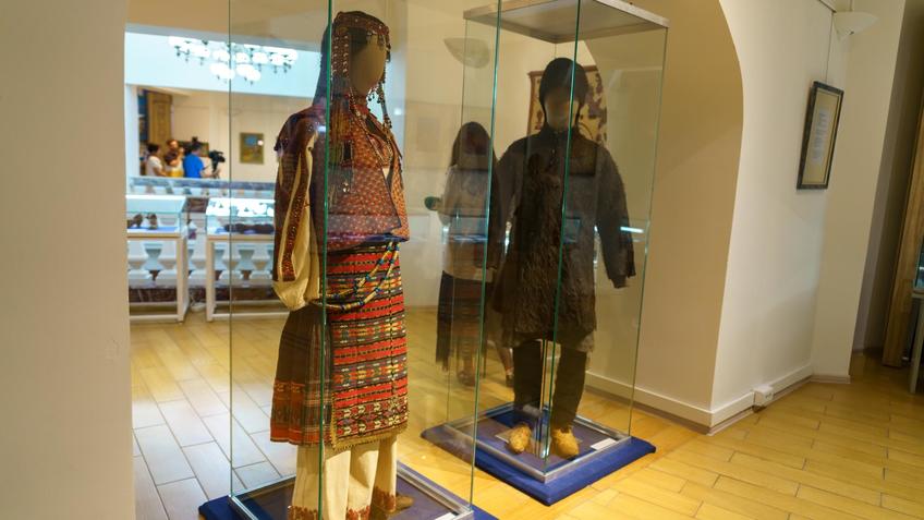 Фото №1002210. Фрагмент экспозиции выставки «Волжская Булгария. Великое наследие»