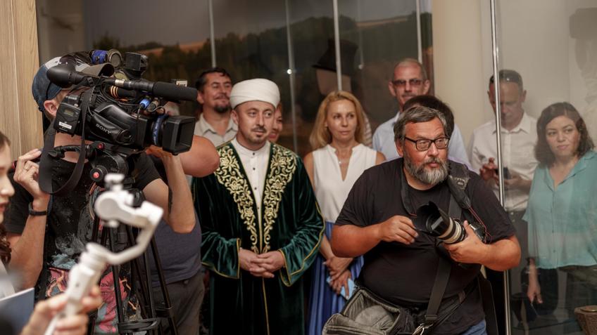 Фото №1002415. На выставке «Волжская Булгария. Великое наследие»