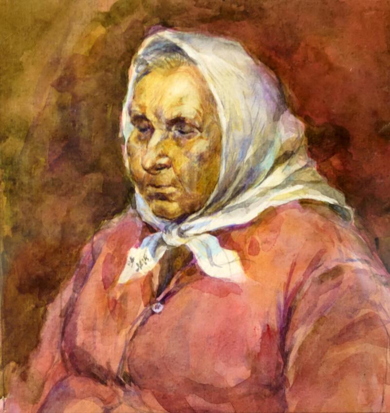 Фото №1002735. Бабушка Серафима. 1988. Ирина Антонова