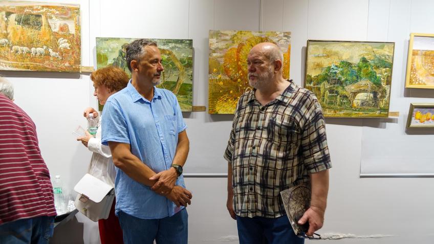 Фото №1002925. На открытии выставки Ирины Антоновой «Яблочный сказ»