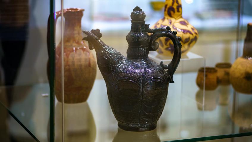 Фото №1003455. Кувшин для воды «Петух из Пестрецов», XXI век