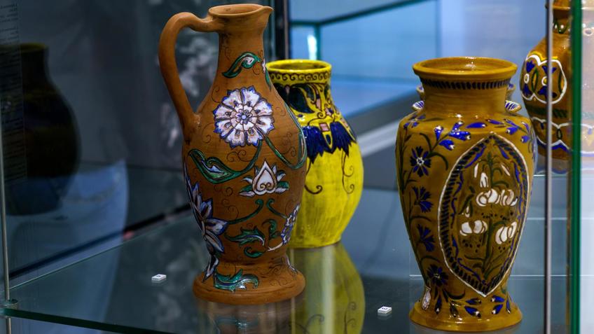 Фото №1003535. Кувшин для воды «Травяной» /Ваза для цветов «Старинная». Пилюгина Н.А.