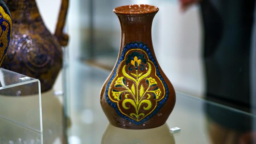 Фото №1003580. Ваза для цветов «Желтые цветы». Пилюгина Н.А.