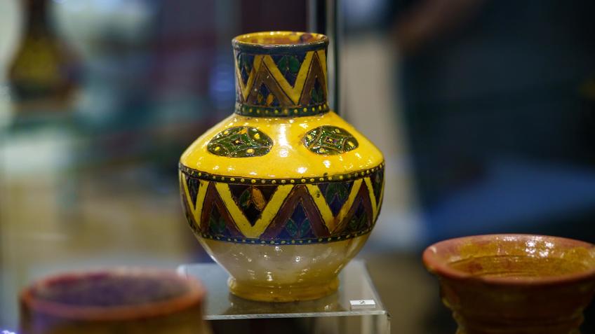 Фото №1003615. Кувшин. XX век. Изделие пестречинских керамистов школы Ильминских