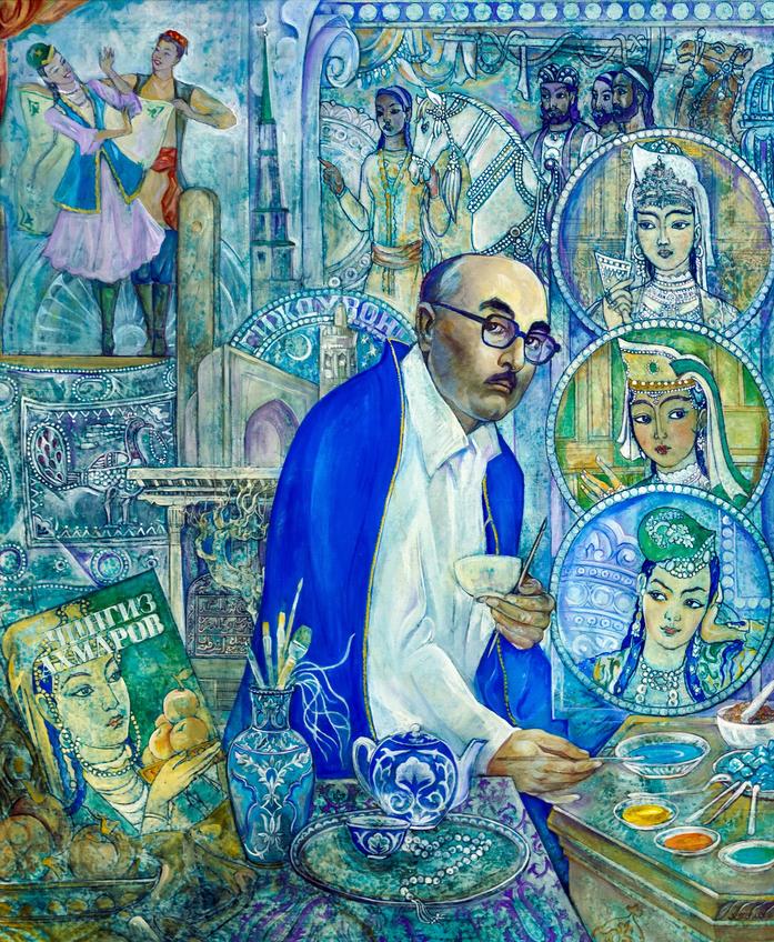 Фото №1004036. Чингиз Ахмаров. Посвящение учителю. 2021. Хабибуллин О.Г.