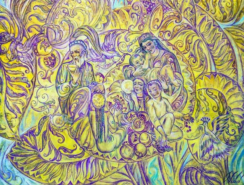 Фото №1004056. Рассказы деда. Гранатовый сад. 2011. Хабибуллин О.Г.