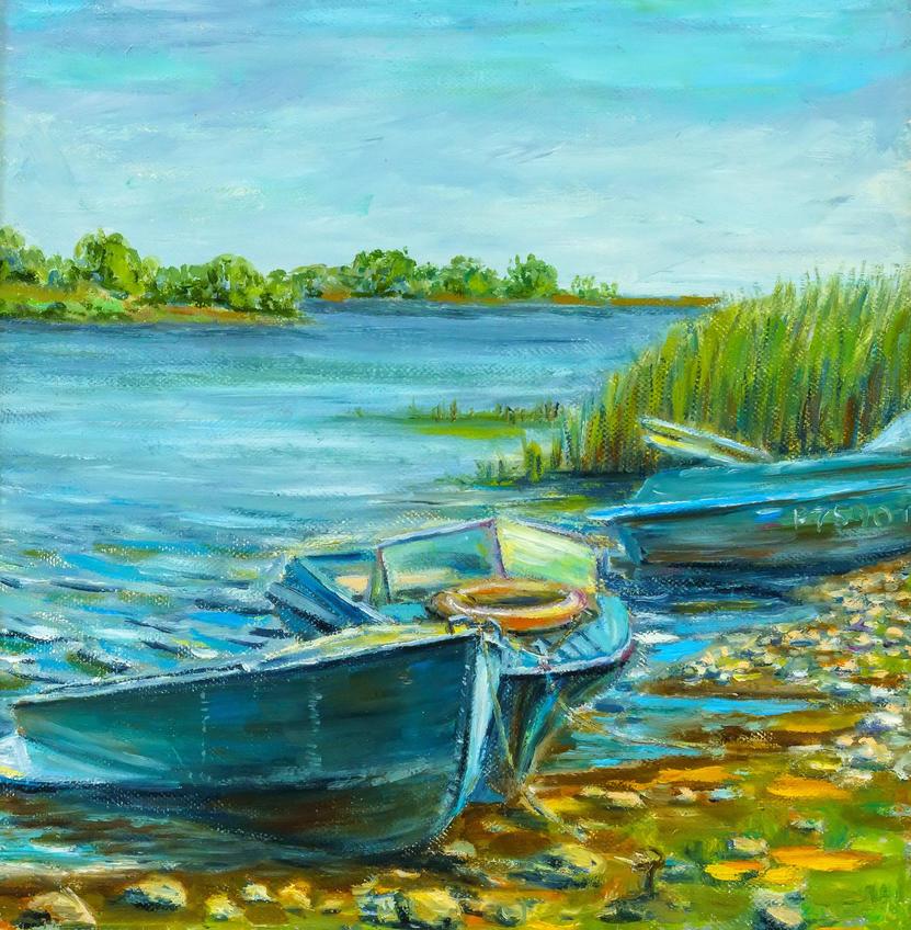 Фото №1004196. Масловка. Лодки на берегу Камы. Ахметсалихова Гульчачак