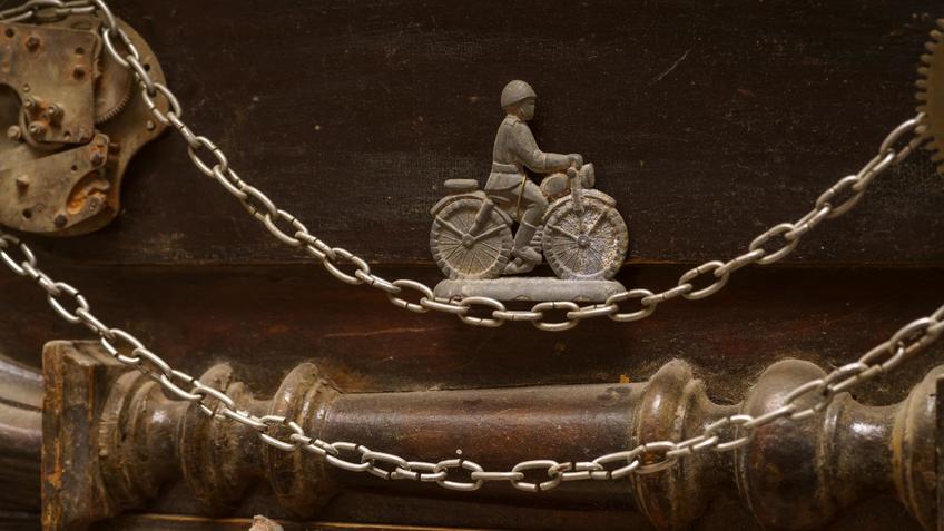 Фото №1004428. Фрагмент  композиции "Колесо Сансары". Рашид Тухватуллин