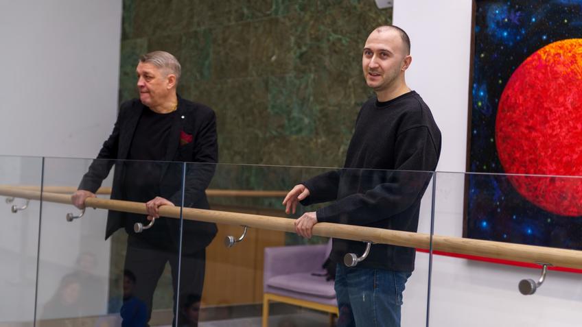 Фото №1004705. Открытие выставки Альфрида Шаймарданова «Темная сторона луны»