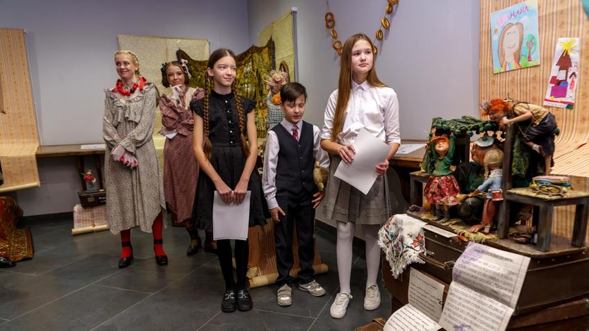 Фото №1005149. Анна Афанасьева, Мария Колегова, уч-ся шк.Телевидения Театра и кино Арины Ларионовой 