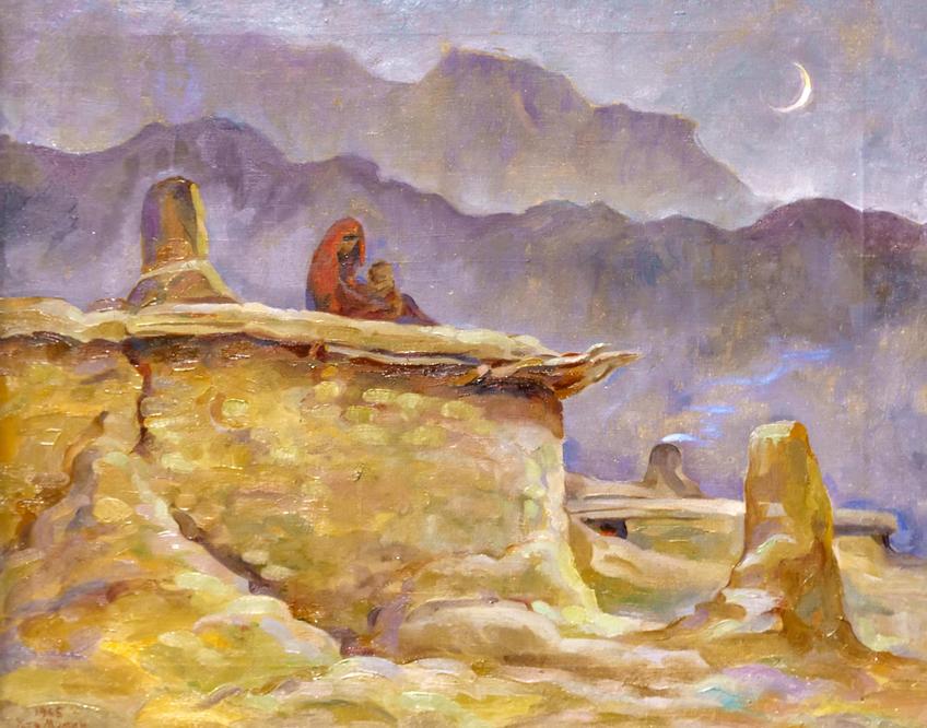 Фото №1005691. Горный кишлак. 1945. Александр Николаев (Усто Мумин)