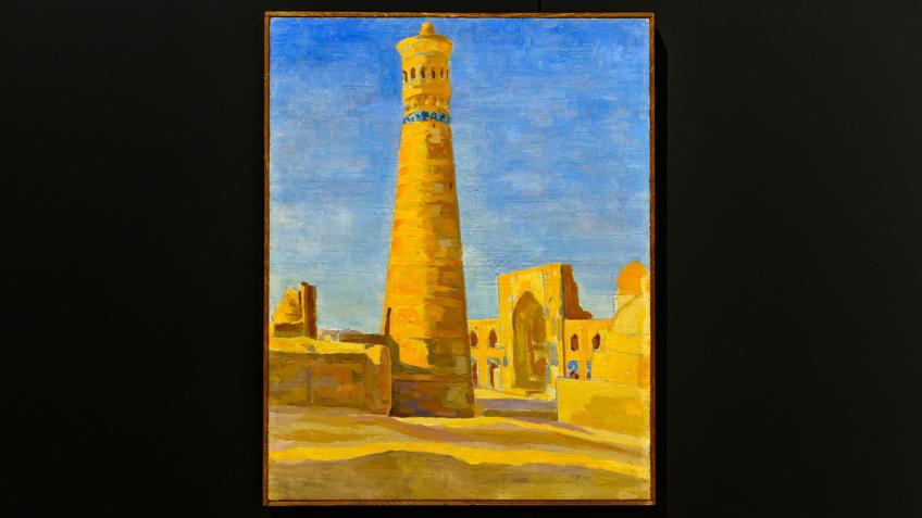 Фото №1005696. Бухара. Минарет Калян. Конец 1920-х — нач.1930-х гг. Николай Карахан