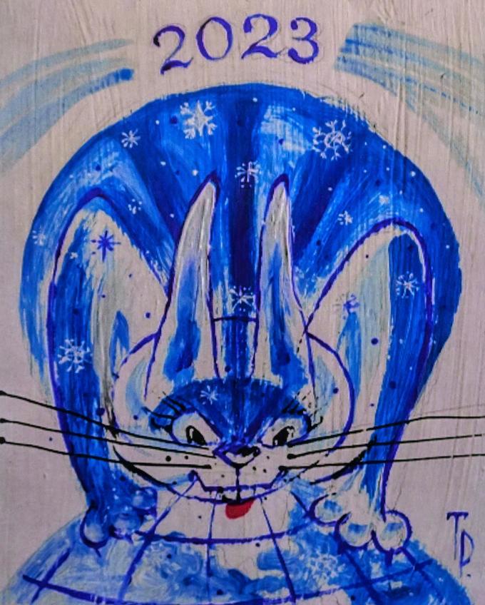 Фото №1005978. Работа с выставки «Ну, заяц, погоди!»