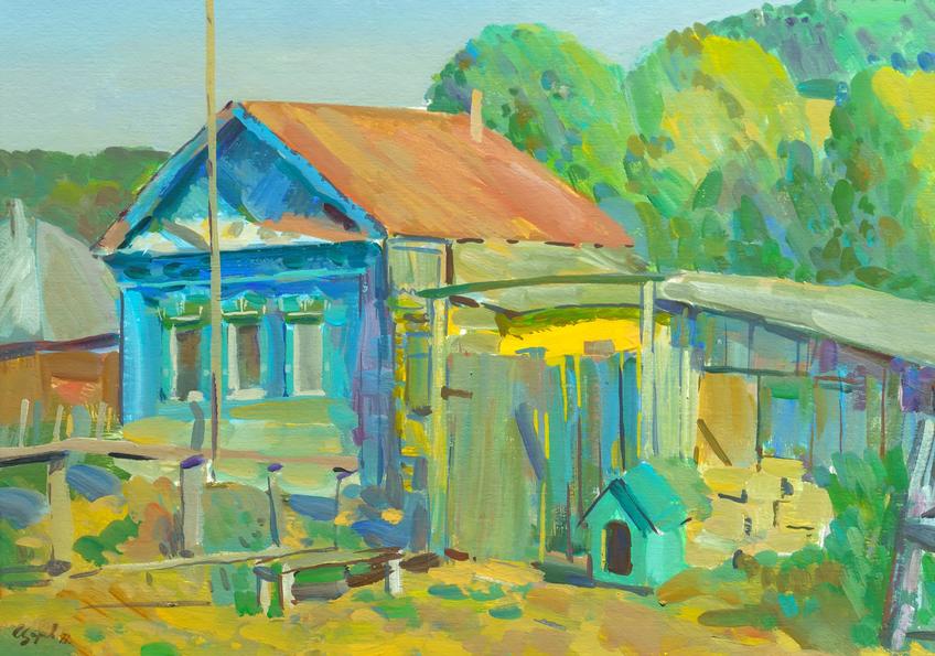 Фото №1006359. Синий дом. 2022. Сергей Царев