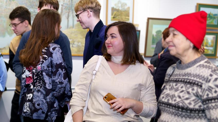 Фото №1006499. На открытии выставки Сергея Царева «Мифология обыденности»