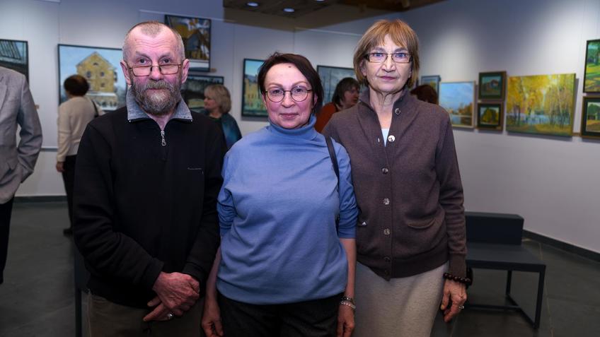 Фото №1006544. На открытии выставки Сергея Царева «Мифология обыденности»