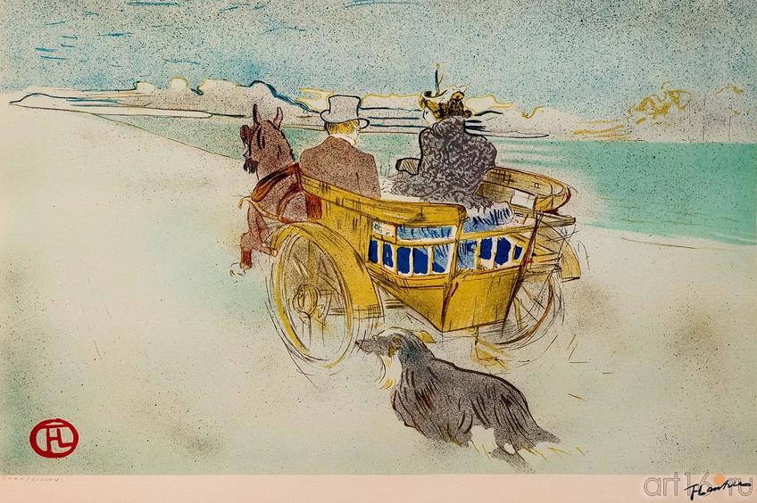 Фото №110818. Английская кибитка. Анри де Тулуз-Лотрек (1864–1901)