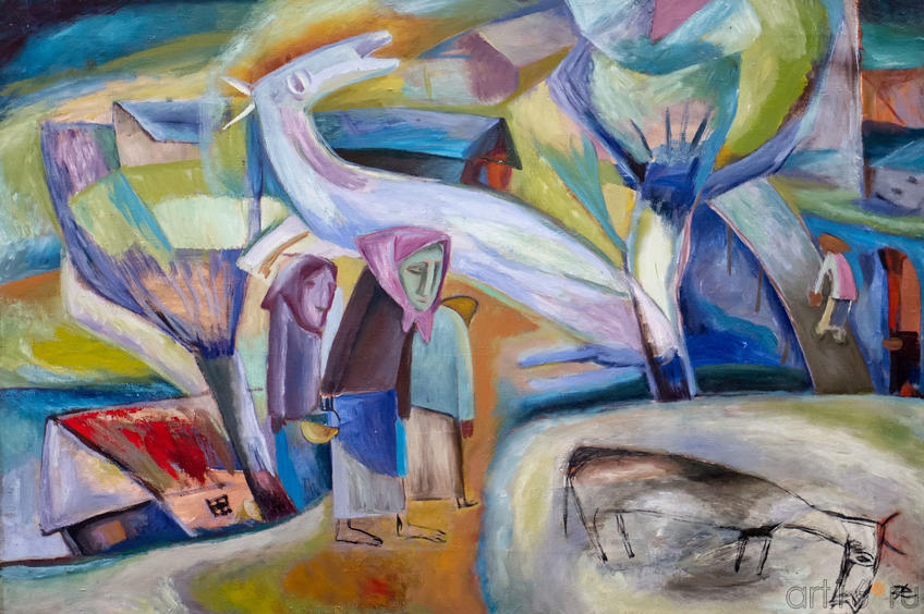 Фото №112044. Корова наша. 1983. Кондратьев Д.С.1928-2008