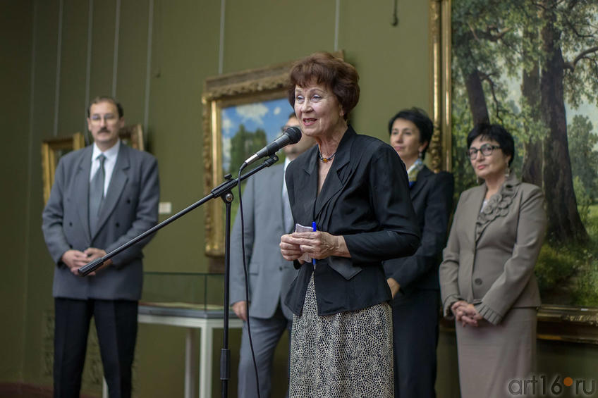 Фото №114650. Рамазанова Галина Алексеевна. Открытие выставки «Иван Иванович Шишкин. Жизнь и творчество»