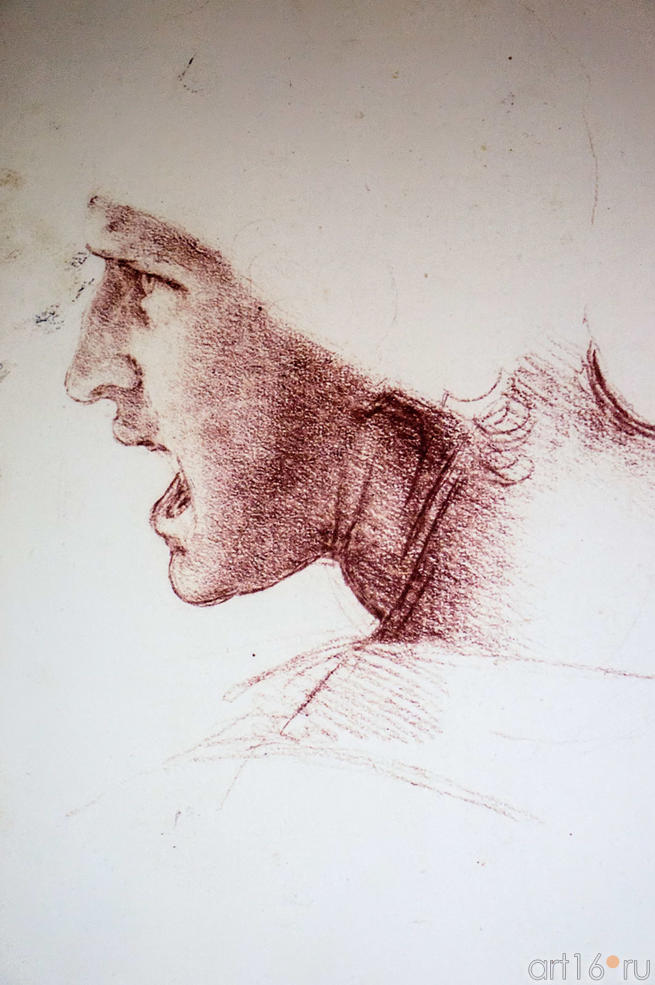 Фото №115240. Зарисовки к фреске "Битва при Ангиари"