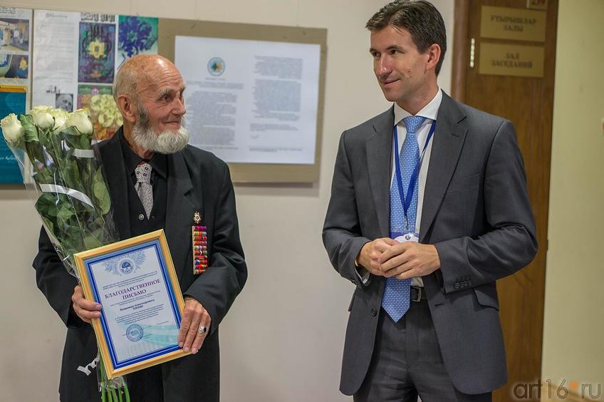 Фото №116266. Владимир Попов, Кирилл Бабаев. Открытие выставки "Единение"