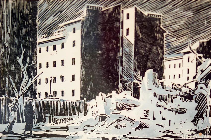 Фото №117678. Иванов В.В. 1906-1969. Из цикла "Дни и ночи Ленинграда". 1948