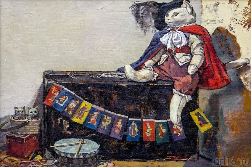 Фото №122920. КОТ В САПОГАХ. Холст, масло