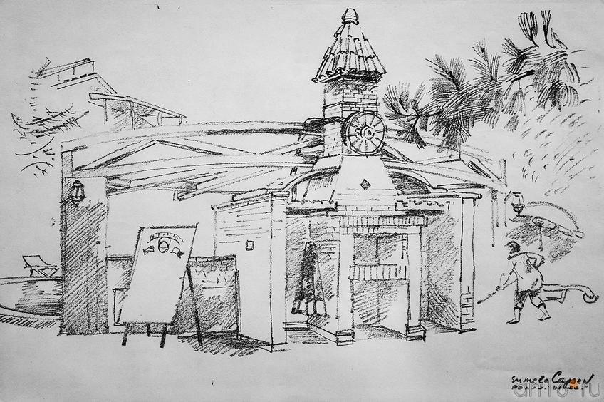 Фото №123458. ПРАСКИ ВИТТИ г. Чебоксары SAMULA GARDEN. 2009 Бумага, карандаш