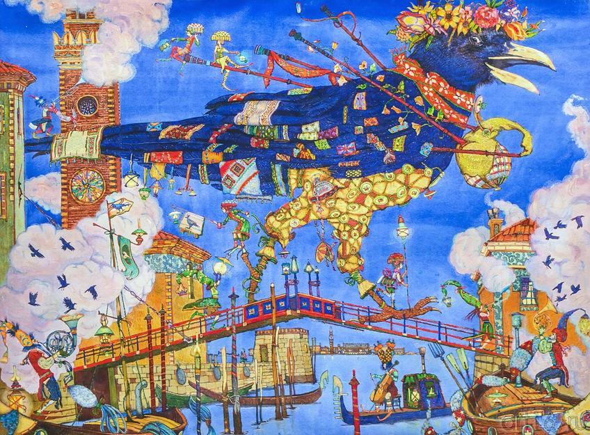 Фото №140157. Петр Фролов (Санкт-Петербург). "В" (Венок, ворон, Венеция, волынка и т.д.)