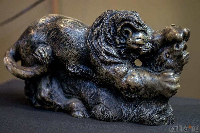 Фото №141237. Лев. Кальцит, природный краситель