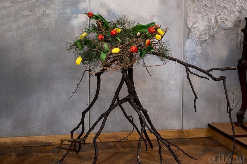 Фото №142833. Цветочная композиция по мотивам хайку Н.Ахуновой. Мастер: Мария Ломовцева