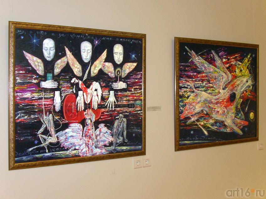 Фото №14458. Триптих «Привередливые кони» или «Поэты народа»