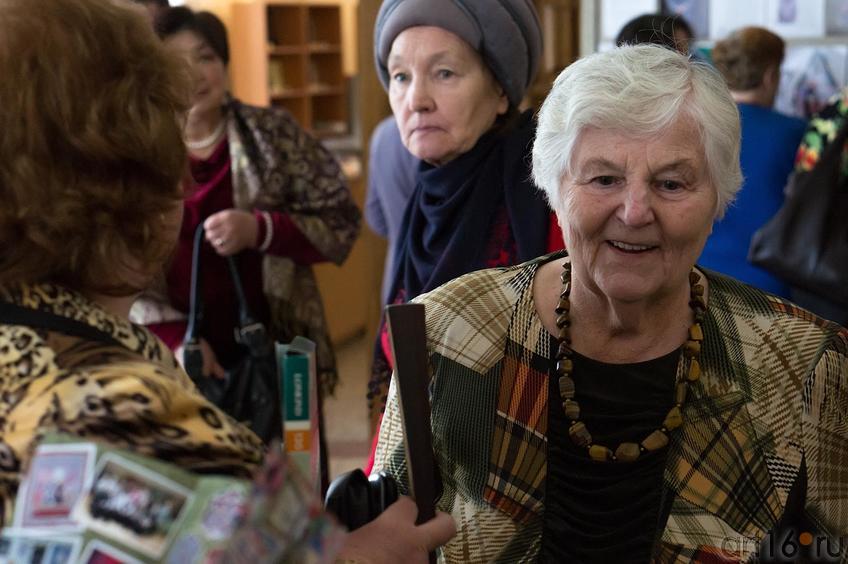 Фото №144755. На открытии выставки Н.Л. Кузнецовой "Текстильный вернисаж" в НМ РТ