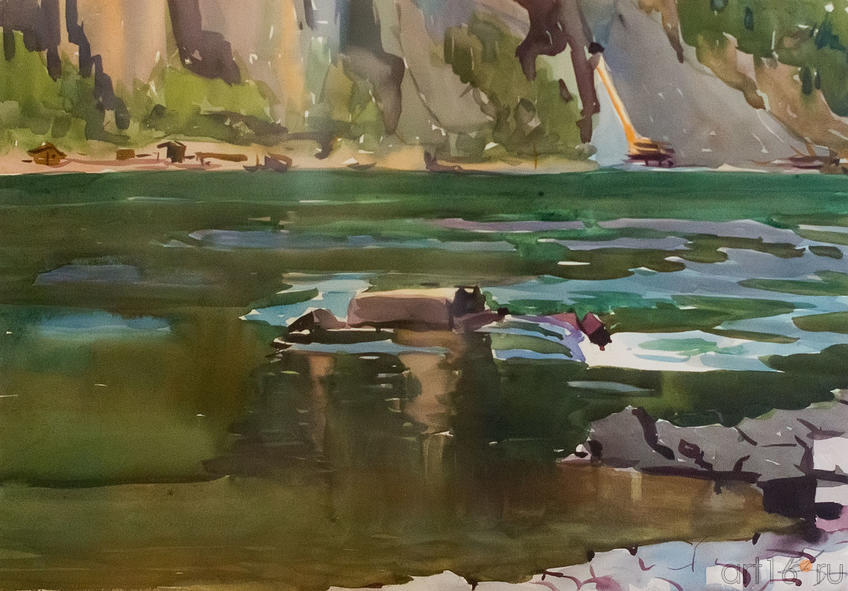 Фото №148781. Р. Енисей. место будущей Саяно-Шушенской ГЭС. Никитина Г.А.(1927)