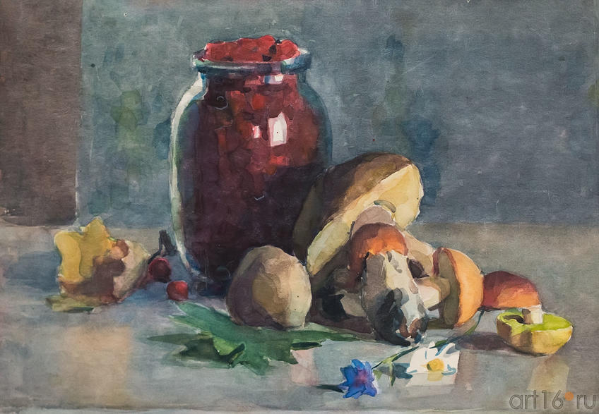 Фото №148841. Натюрморт «Лесные дары». 1956.  Никитина Г.А.(1927)