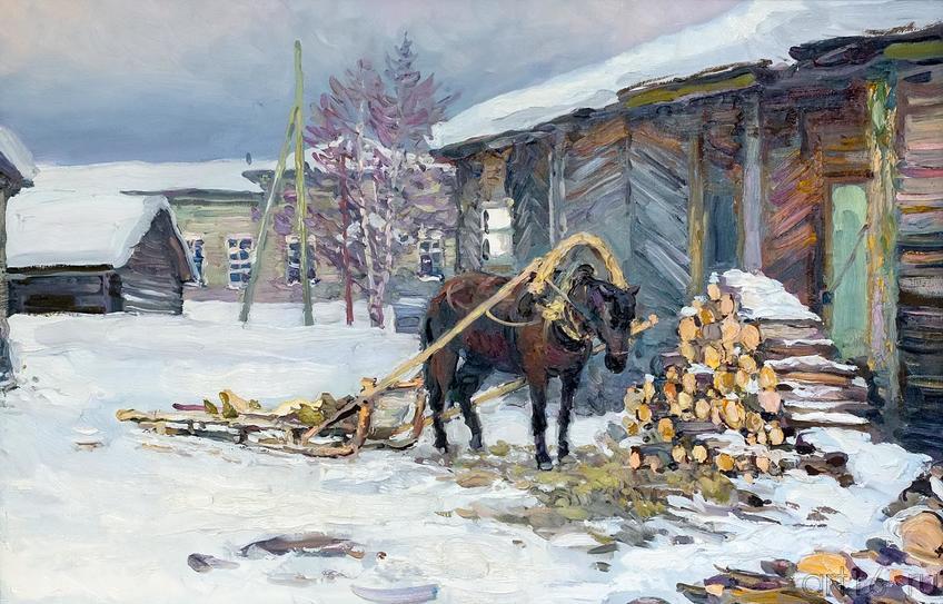 Фото №161429. РОМАШКО Е.В. 1962 Народный художник России, Москва. В ОЖИДАНИИ