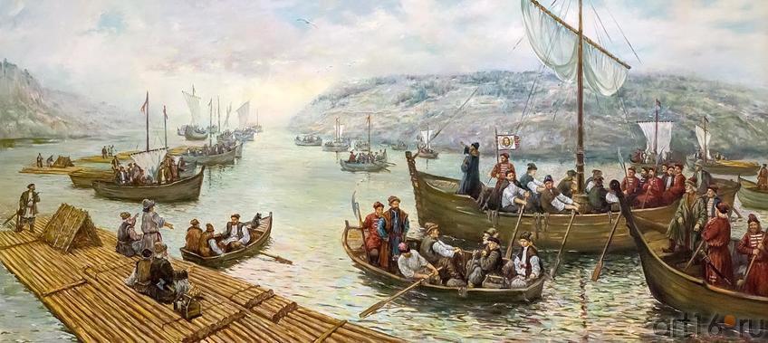 Фото №161573. САМАКАЕВ И.Н. 1954, Казань. СТРОИТЕЛЬНЫЙ ОТРЯД ИВАНА ГРОЗНОГО