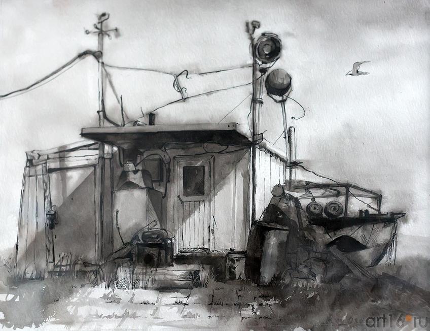 Фото №179904. Работа с выставки  работ летней практики студентов  филиала МГАХИ им. Сурикова