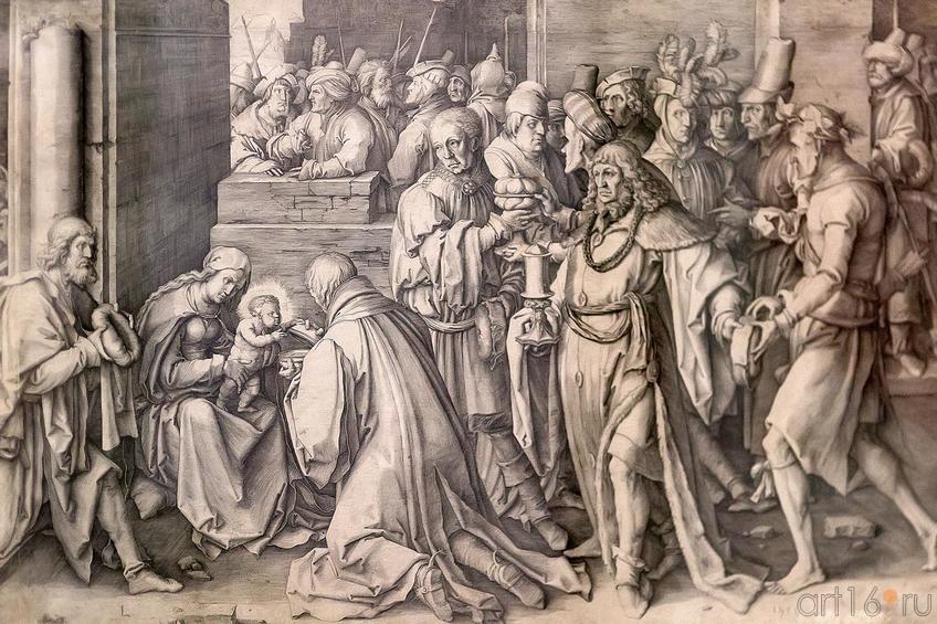 Фото №211648. ЛУКА ЛЕЙДЕНСКИЙ 1489/ 1494-1533. ПОКЛОНЕНИЕ ВОЛХВОВ. 1513