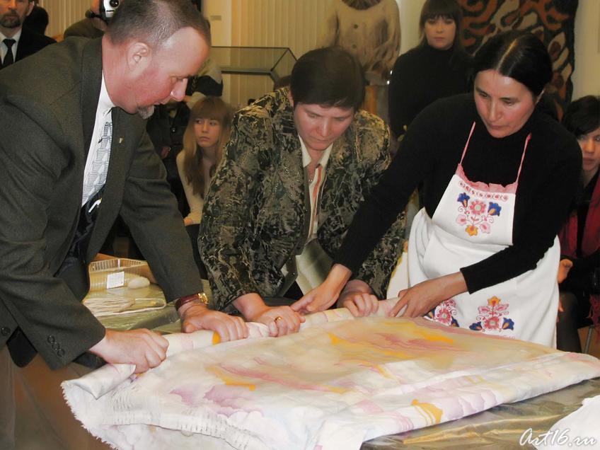 Фото №24943. А теперь войлок скручиваем без скалки