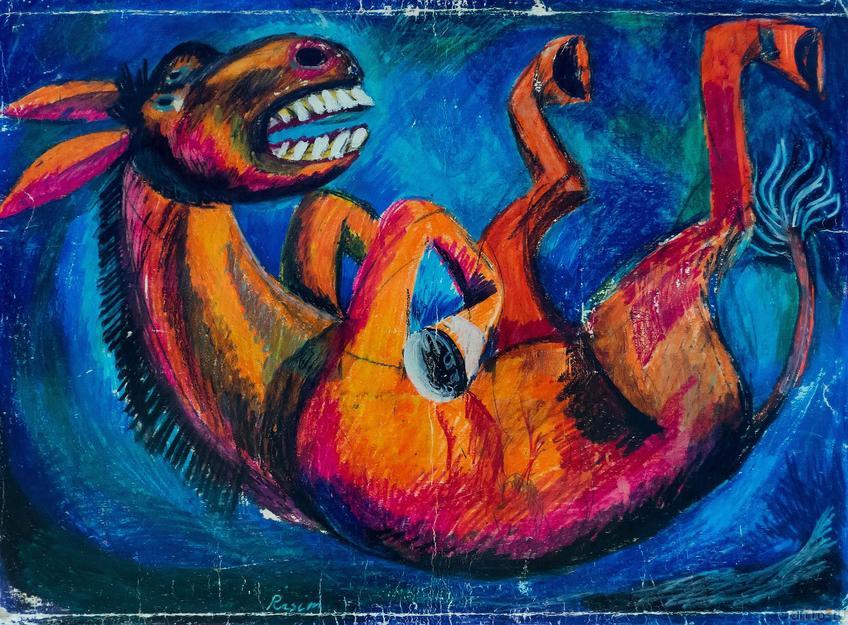 Фото №262364. Осел в ночи. 2008