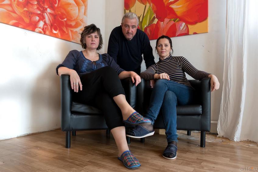 Фото №278128. Елена Сунгатова, Дмитрий и Ольга Пастернаки